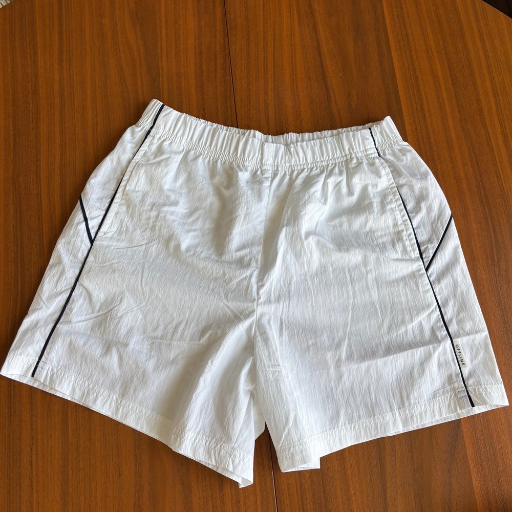NWT Offline By Aerie Day Off Shorts XS White Athletic Piping Sporty Gorpcore